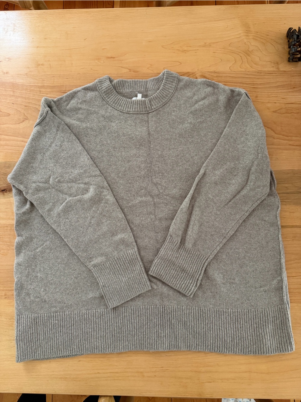 aerie Heather Gray Crewneck Sweater - Soft Knit Pullover